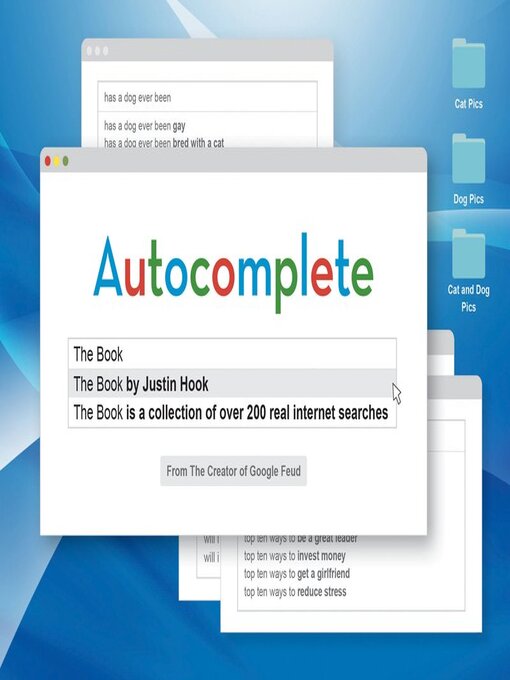 Title details for Autocomplete by Justin Hook - Available